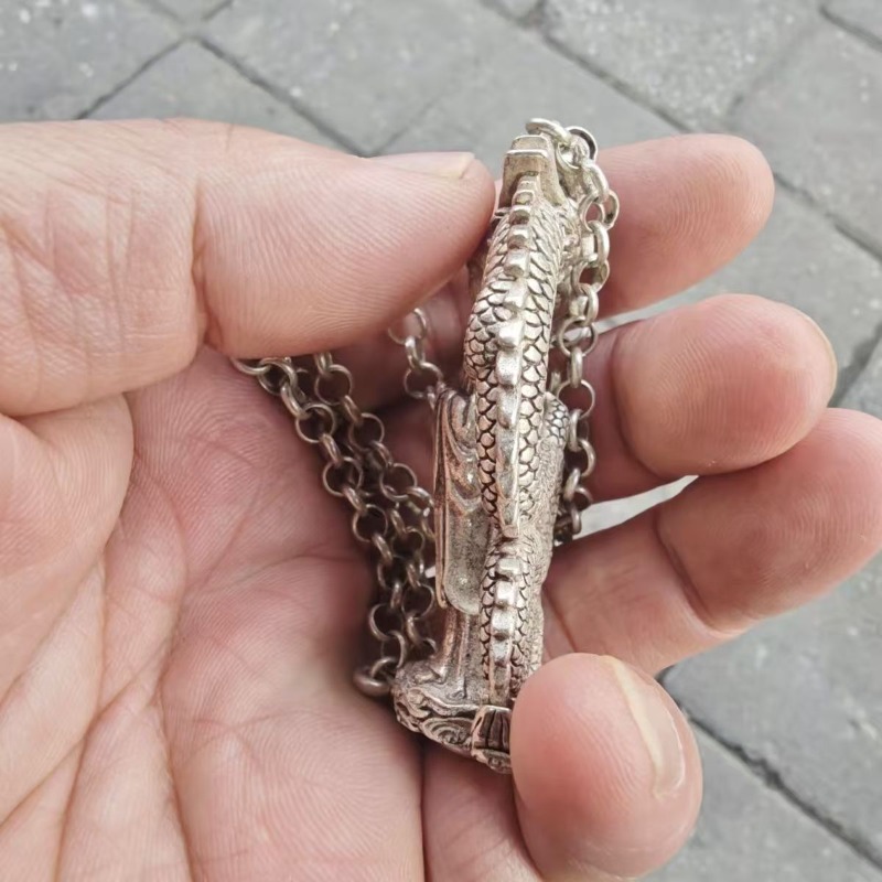 Silver Plated Buddha Pendant N - Vintage Collectible Jewelry recension och pris