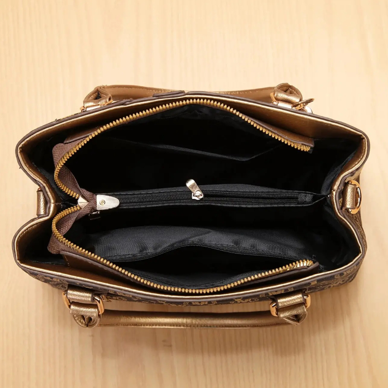 Women's Handbag Set with Shoul - Vintage Zipper recension och pris