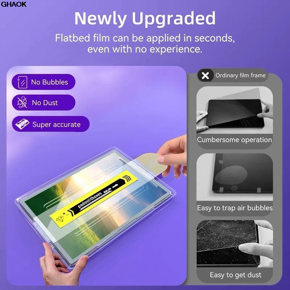 Auto Install Tempered Glass Fo - Instant Film Pack recension och pris
