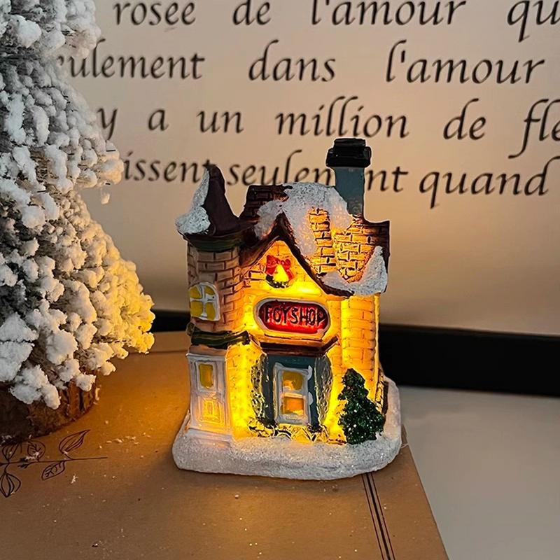 Christmas Village Houses Vinta - Collectible Vintage Lamps recension och pris
