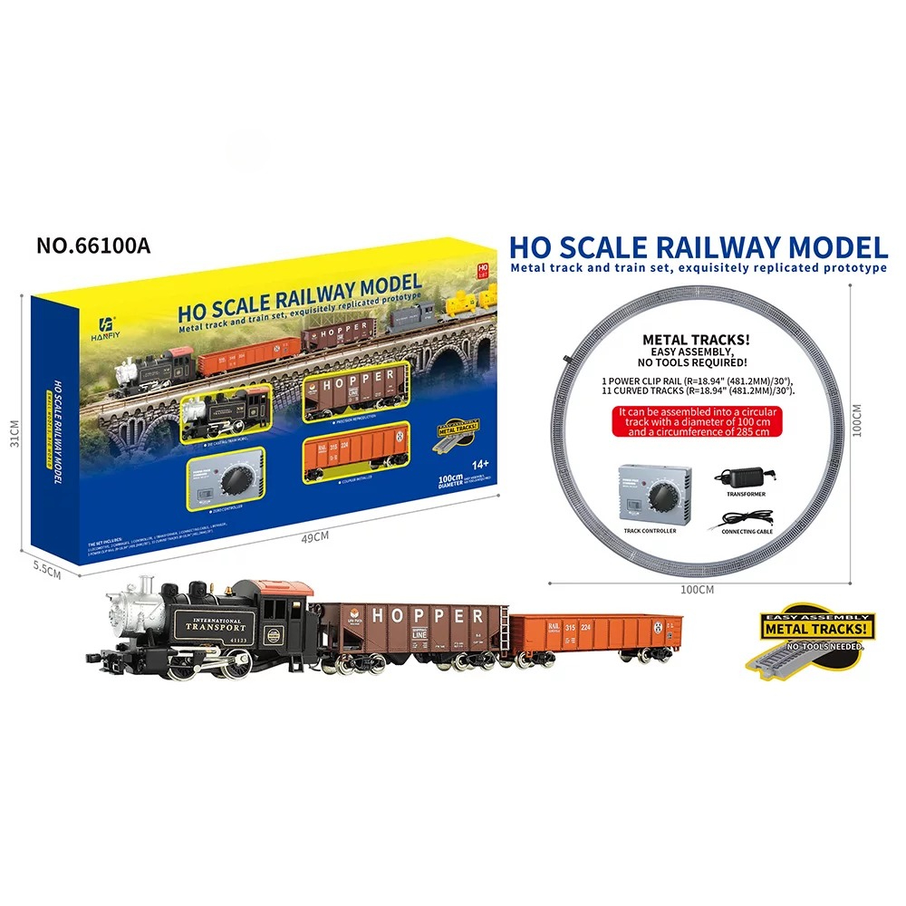 HO Scale Metal Rail Train Mode - Vintage And Collectible Toys recension och pris