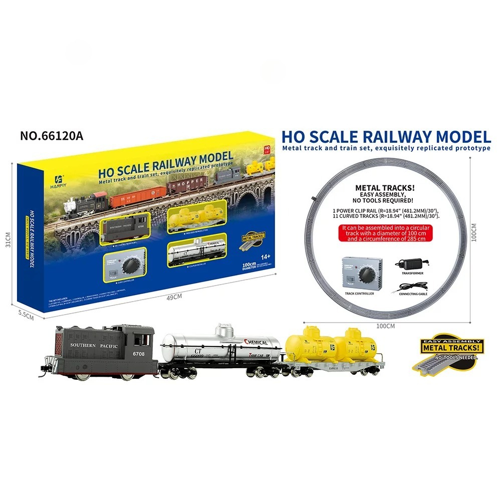 HO Scale Metal Rail Train Mode - Vintage And Collectible Toys recension och pris