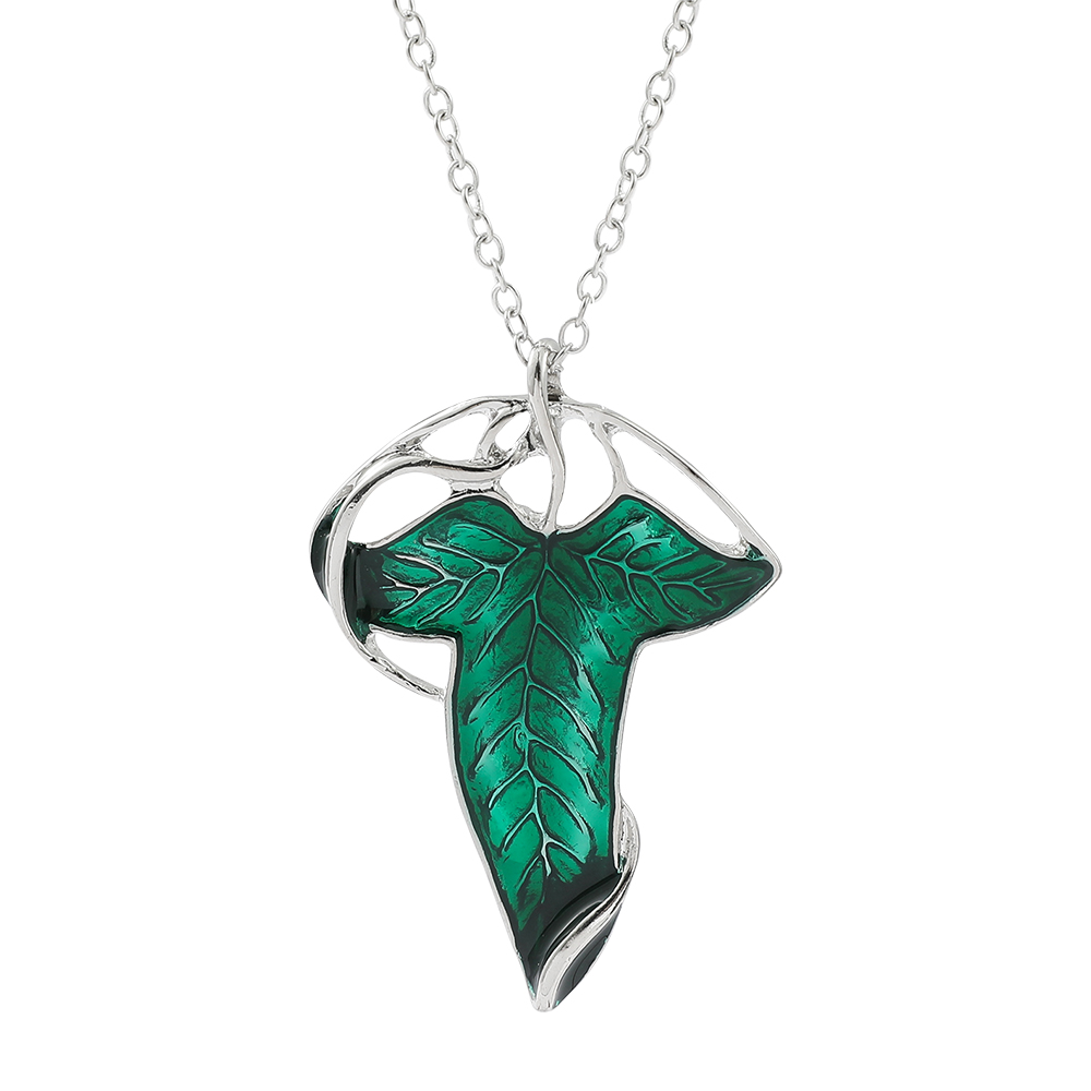 Vintage Green Leaf Pendant Nec - Vintage Collector recension och pris