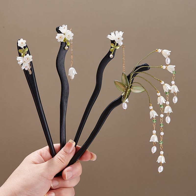 Wooden Flower Hairpin Vintage  - Vintage Collector recension och pris