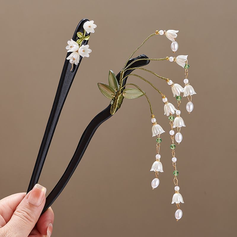 Wooden Flower Hairpin Vintage  - Vintage Collector recension och pris