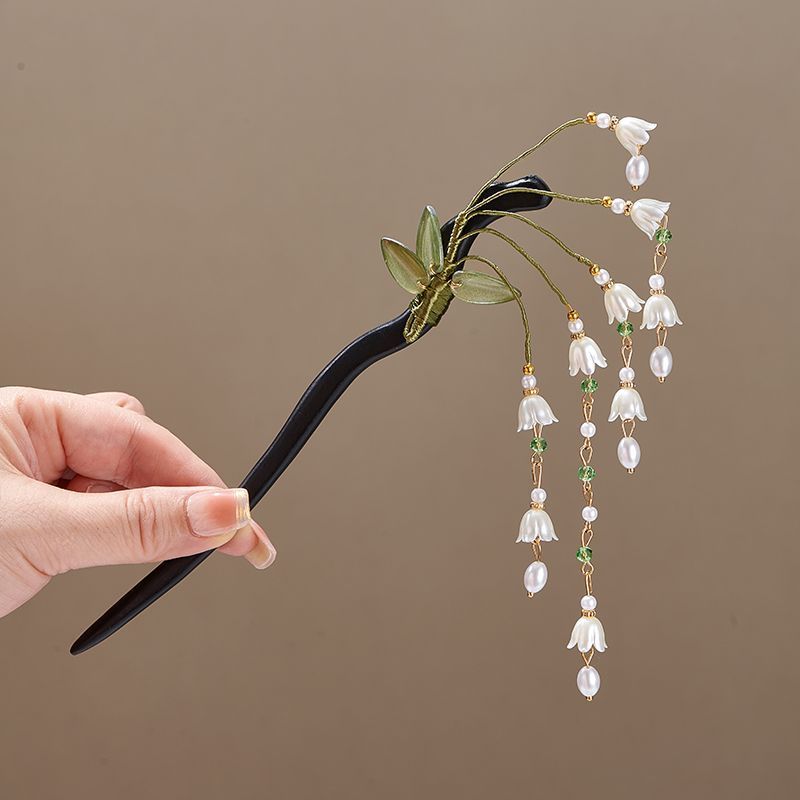 Wooden Flower Hairpin Vintage  - Vintage Collector recension och pris