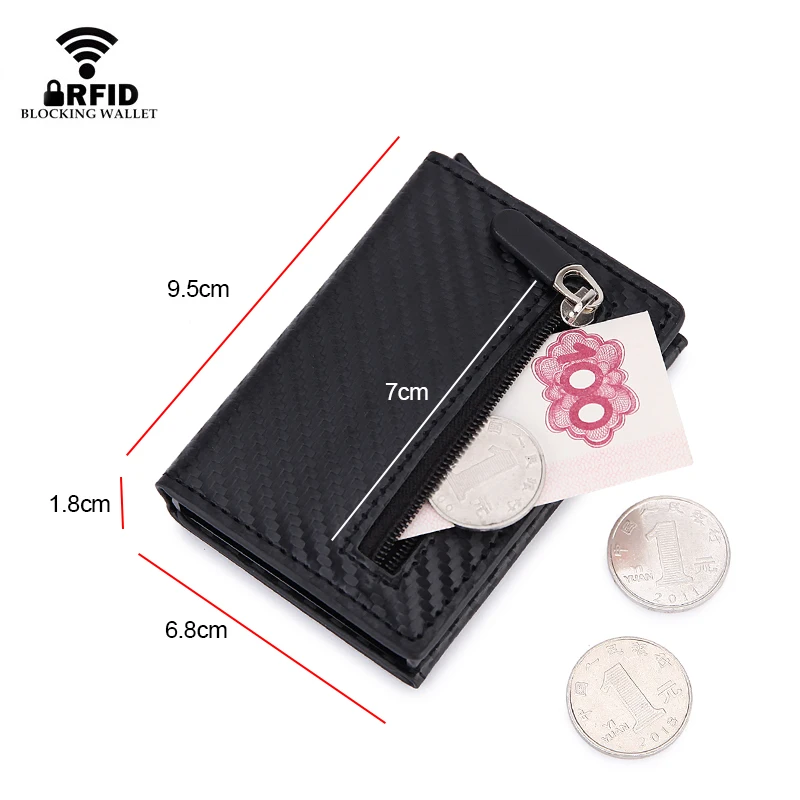 RFID Blocking Card Wallet Magn - Vintage Collectible Cards recension och pris