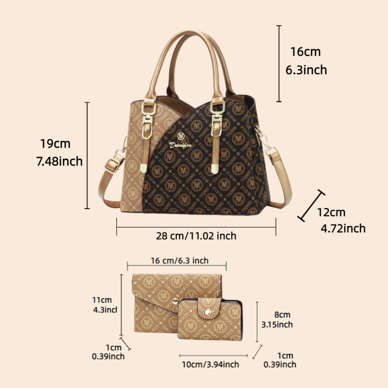 Vintage Printed Handbags for W - Vintage Zipper recension och pris