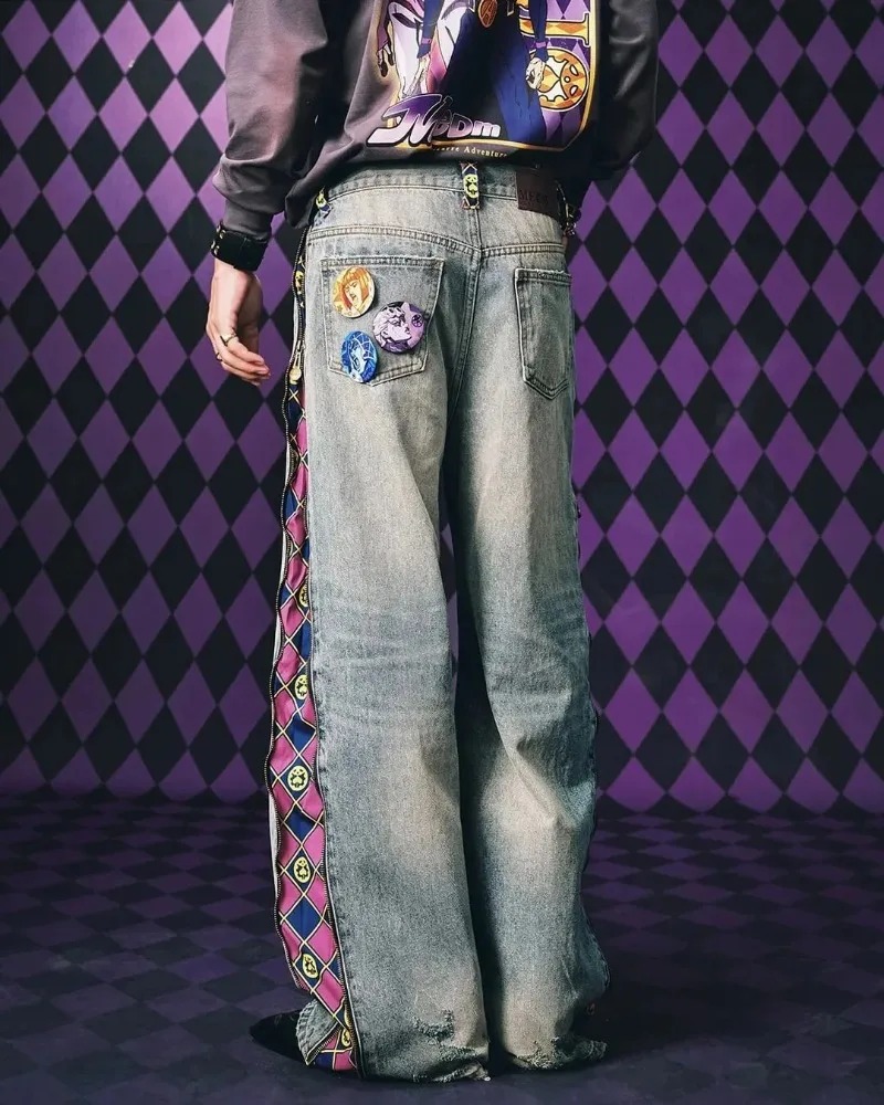 Y2K Streetwear Men Hip Hop Har - Vintage Zipper recension och pris
