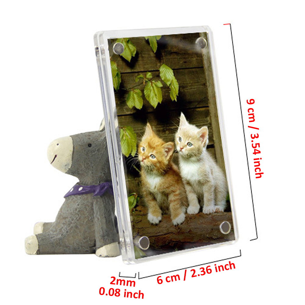 1-10 Pack 3 Inch Acrylic Fridg - Instant Film Pack recension och pris