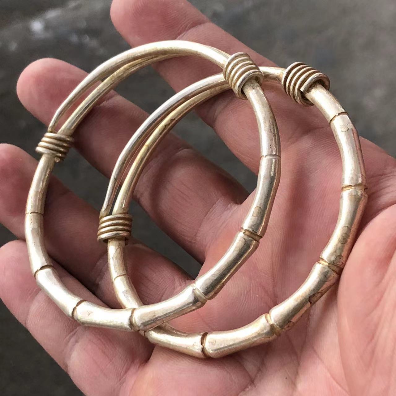 Vintage White Copper Plated Si - Vintage Collectible Jewelry recension och pris
