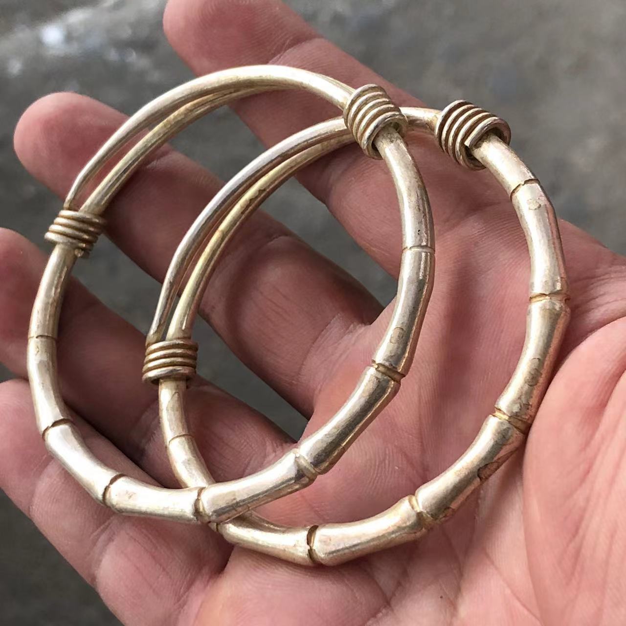 Vintage White Copper Plated Si - Vintage Collectible Jewelry recension och pris