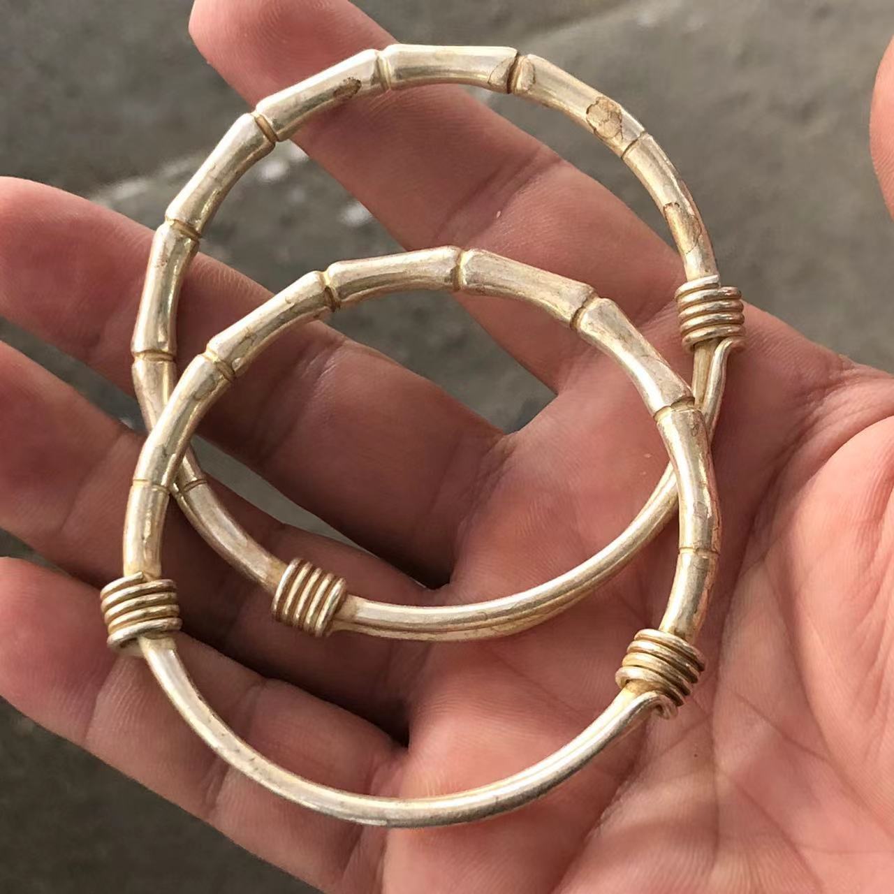 Vintage White Copper Plated Si - Vintage Collectible Jewelry recension och pris