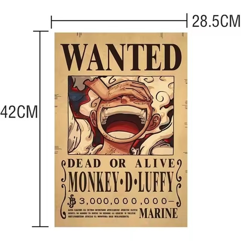 Anime One Piece Bounty Wanted  - Vintage Collectible Cards recension och pris