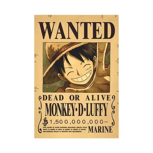 Anime One Piece Bounty Wanted  - Vintage Collectible Cards recension och pris