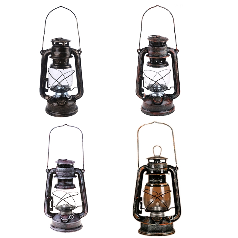 Vintage Metal Oil Lamp Portabl - Collectible Vintage Lamps recension och pris