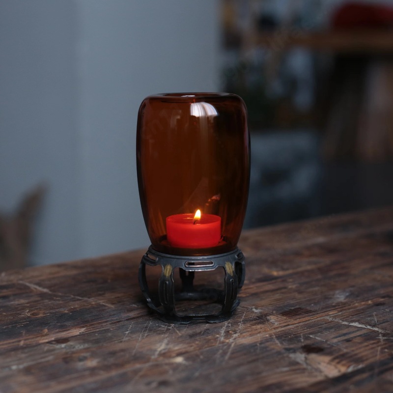 Vintage Glass Candle Holder Ze - Collectible Vintage Lamps recension och pris