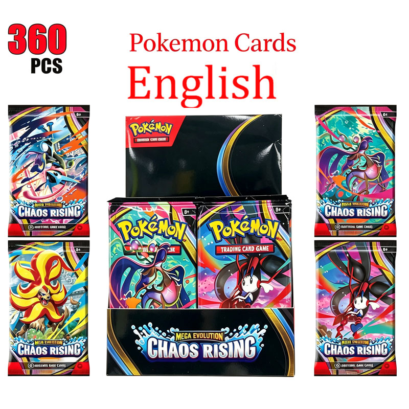 360PCS Pokémon Cards Chaos Ris - Vintage Collectible Cards recension och pris