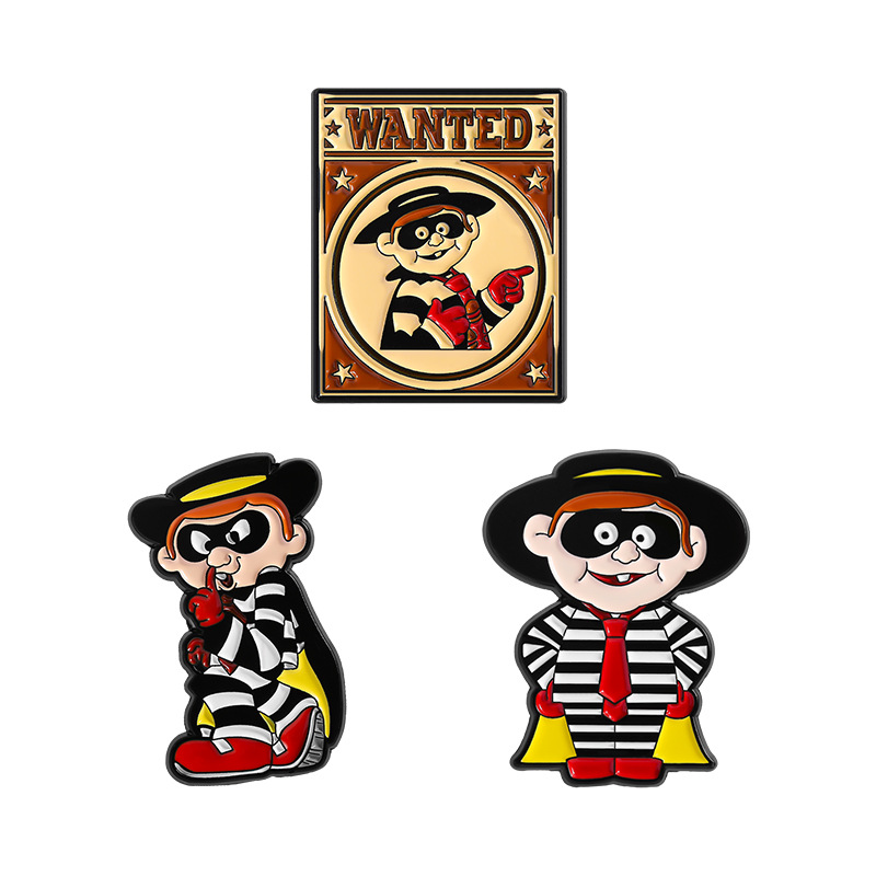 Vintage Hamburglar Enamel Pin  - Vintage Collectible Jewelry recension och pris